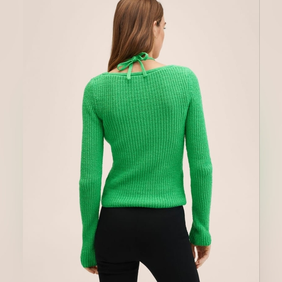 MANGO Bow collar sweater - Picture 5 of 5